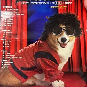 California Costumes Red and Black Dog Outfit